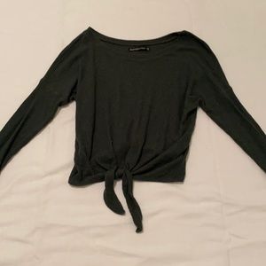 Tie-Front Abercrombie Sweater
